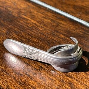 Vintage Silver Fork Upcycled into a Ring